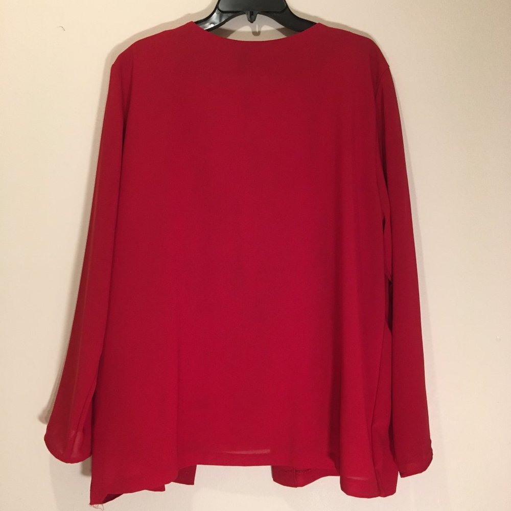 Women's 3-Piece Skirt Set Includes Skirt, Shell, and Long Sl. Jacket Size 16 - Picture 8 of 9